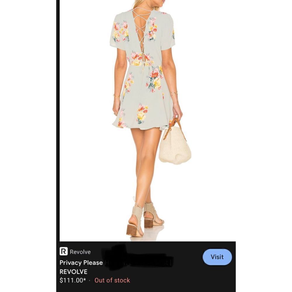 New. Privacy Please light green floral dress. - Picture 7 of 11